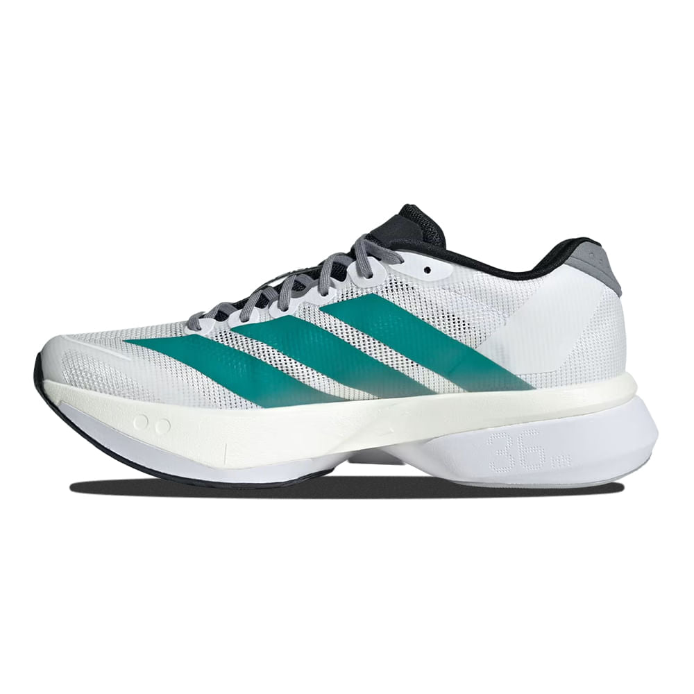 Adidas Womens Adizero Boston 13 Running Shoes in White Color