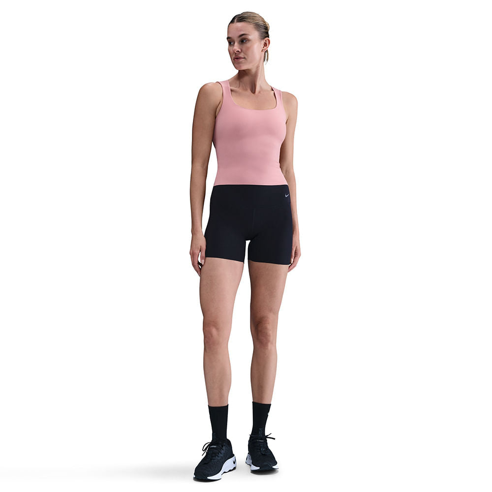 Nike Womens Zenvy Hw 5In Biker Sho Shorts in Black Color