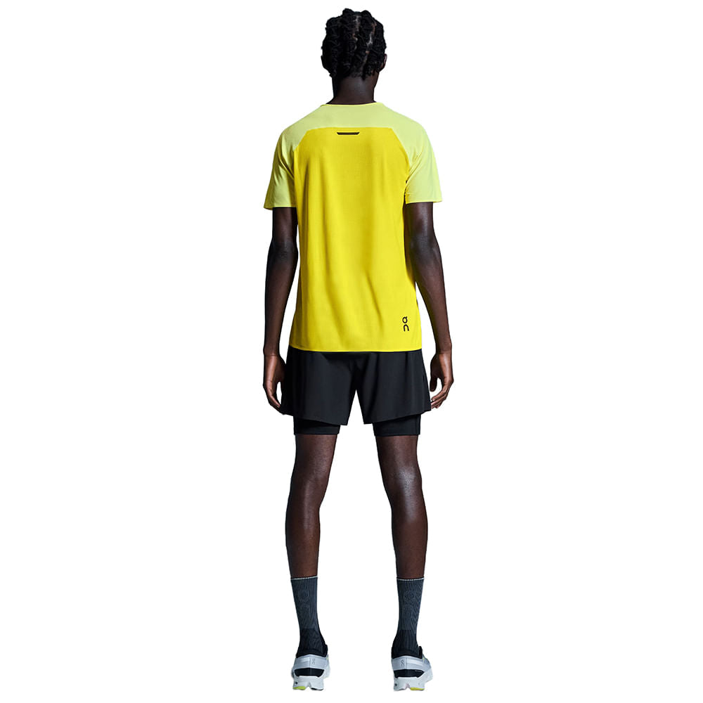 On Mens 5In Perf 2In1 Shorts in Black Color