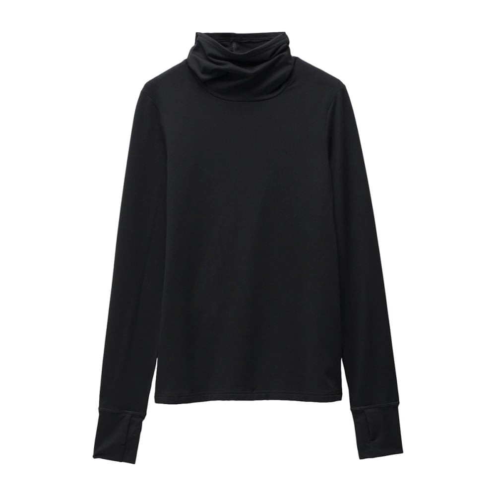 Prana Womens Ice Flow Long Sleeve Tights in Black Color