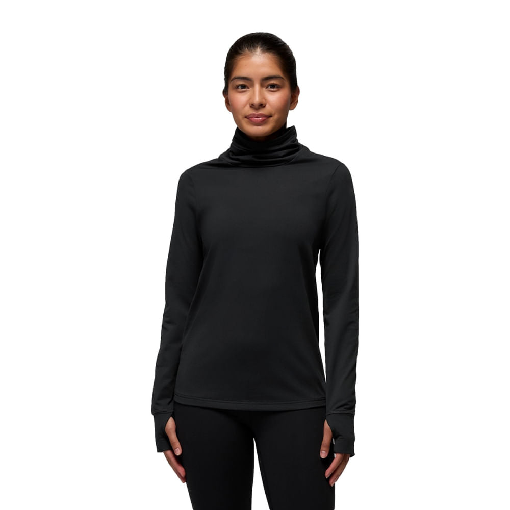 Prana Womens Ice Flow Long Sleeve Tights in Black Color