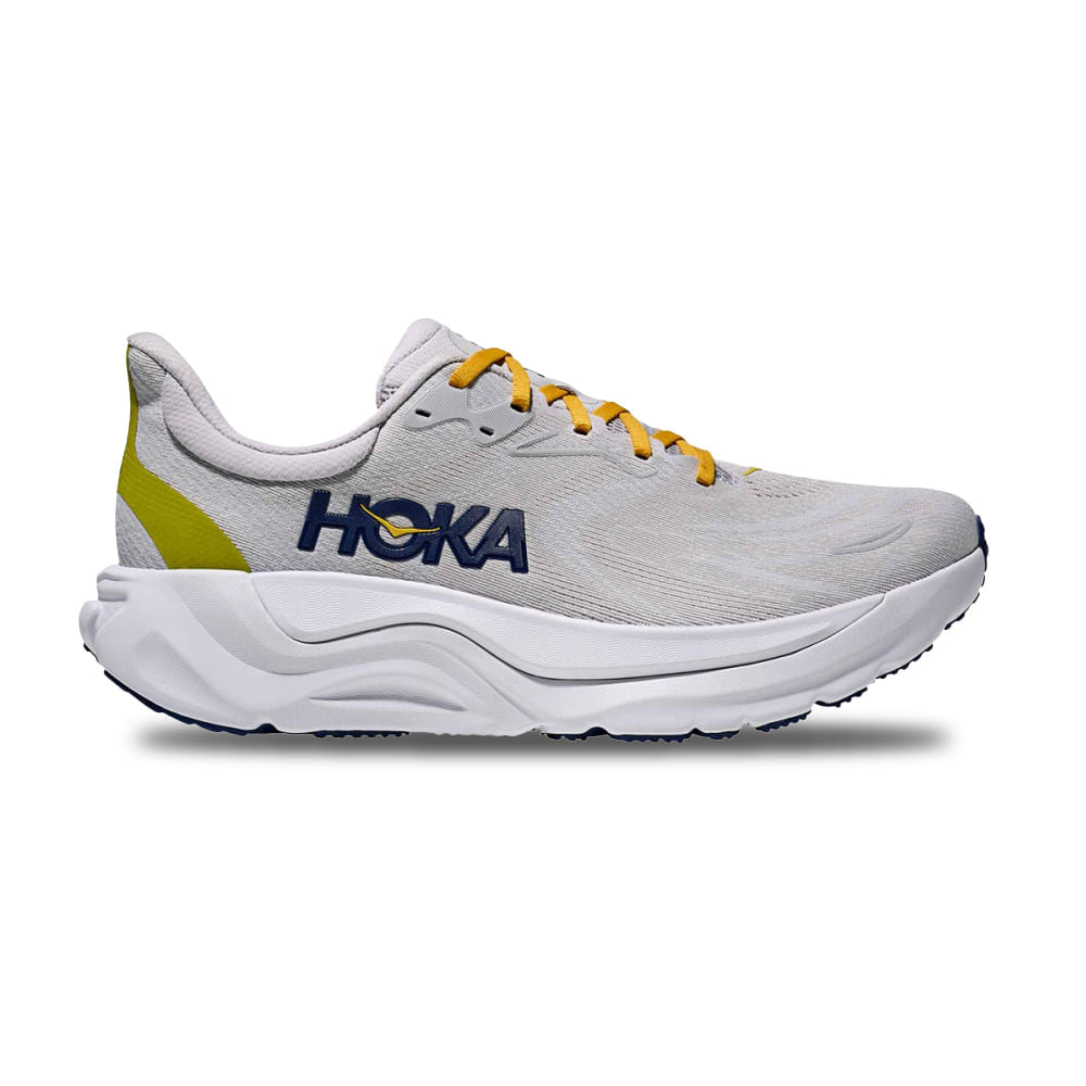 Hoka Mens Arahi 8 Running Shoes in White Color