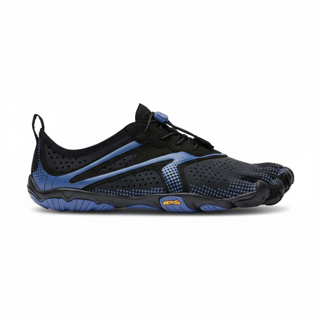 Vibram Fivefingers Mens V-Run Barefoot Running Shoes in Black Color