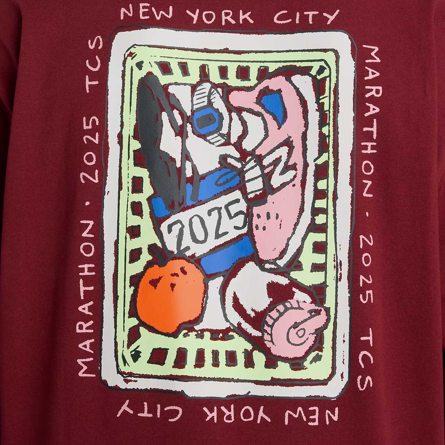 NYC MAR PRE BACK LOGO LS | RED-MHB
