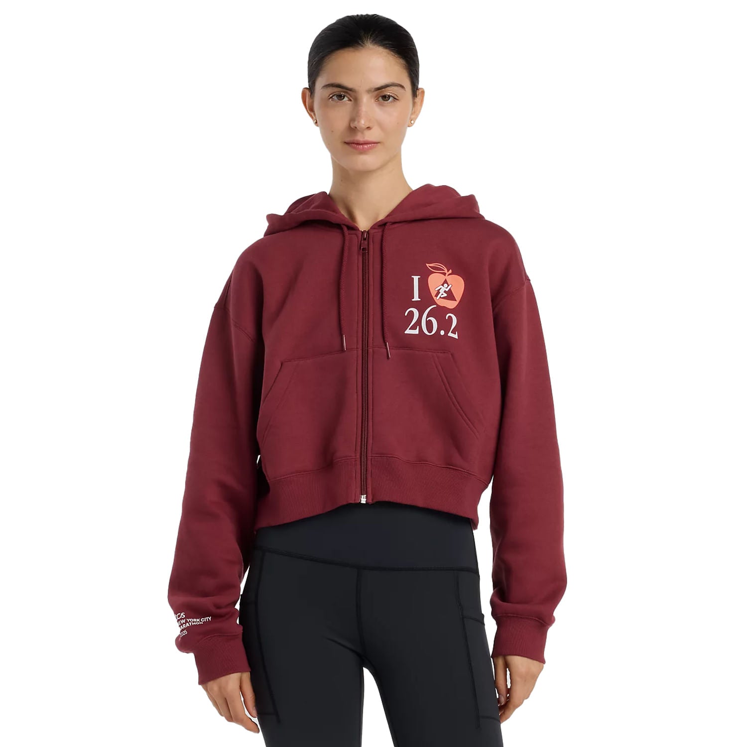 NYC MAR FLEECE FULL ZIP | RED-MHB