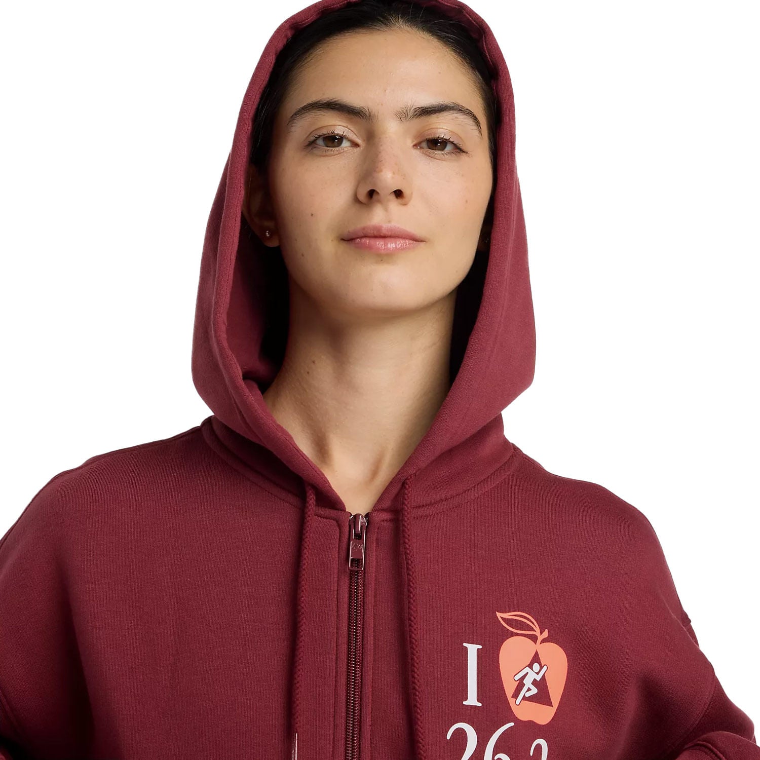 NYC MAR FLEECE FULL ZIP | RED-MHB