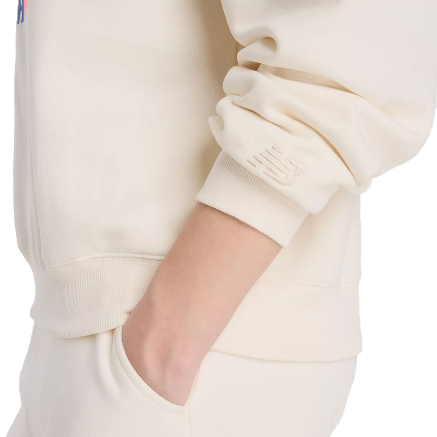 NYC MAR FLEECE CREW | WHITE-PEF