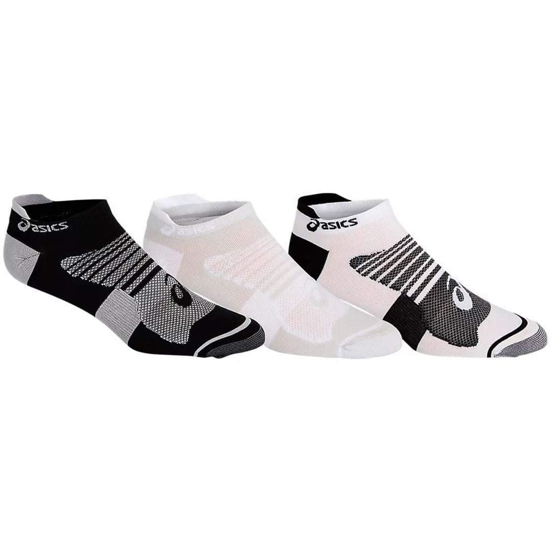 Asics Quick Lyte Plus 3Pk Socks in White Color