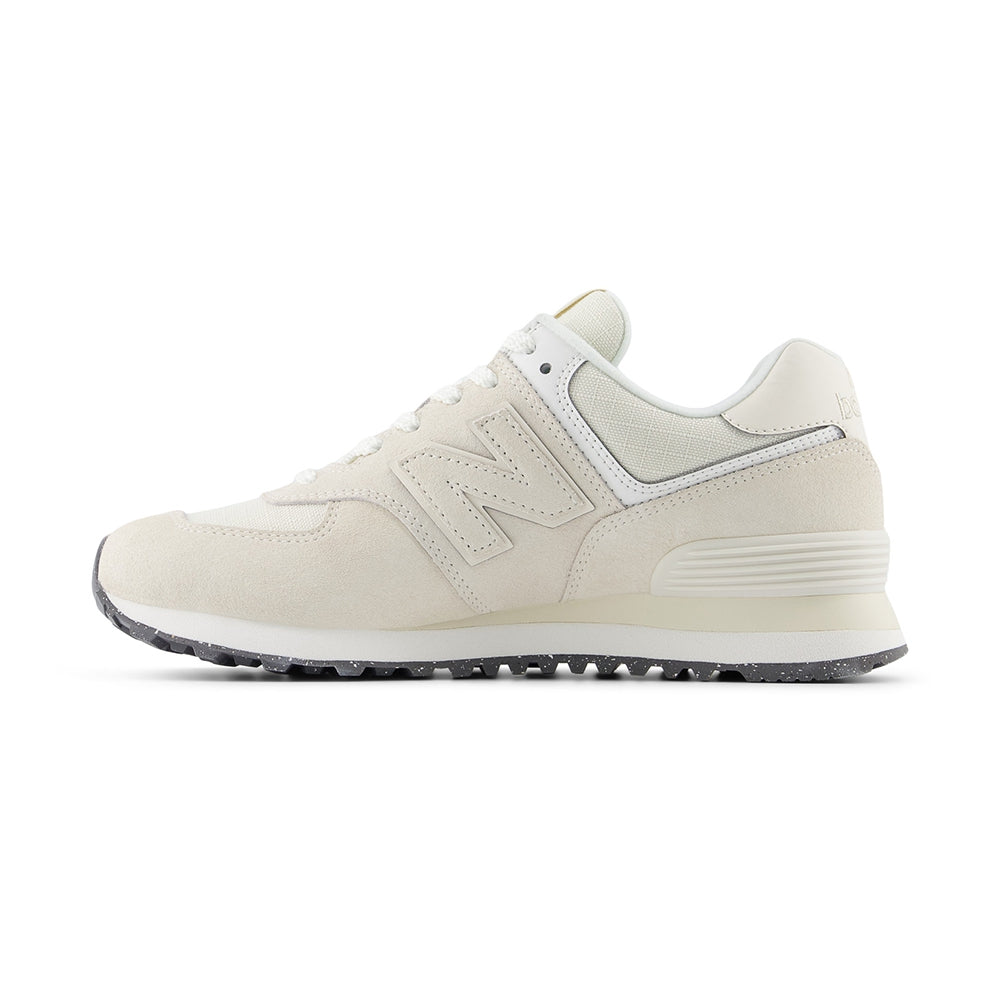 New Balance Womens 574 Sneakers in White Color