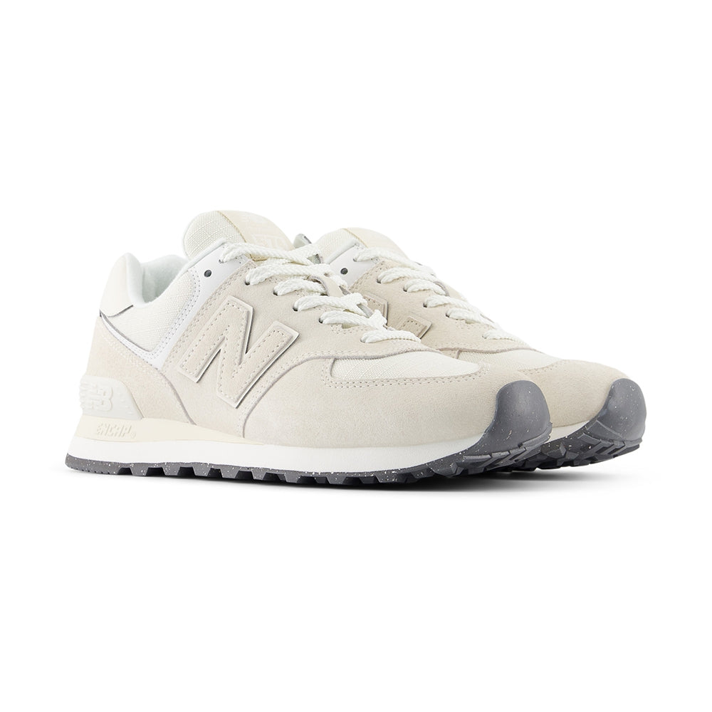 New Balance Womens 574 Sneakers in White Color