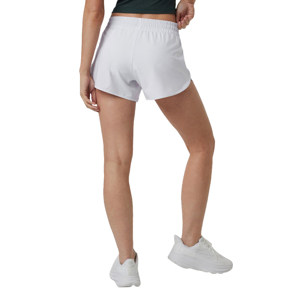 Vuori Womens Clementine 4In Short in White Color