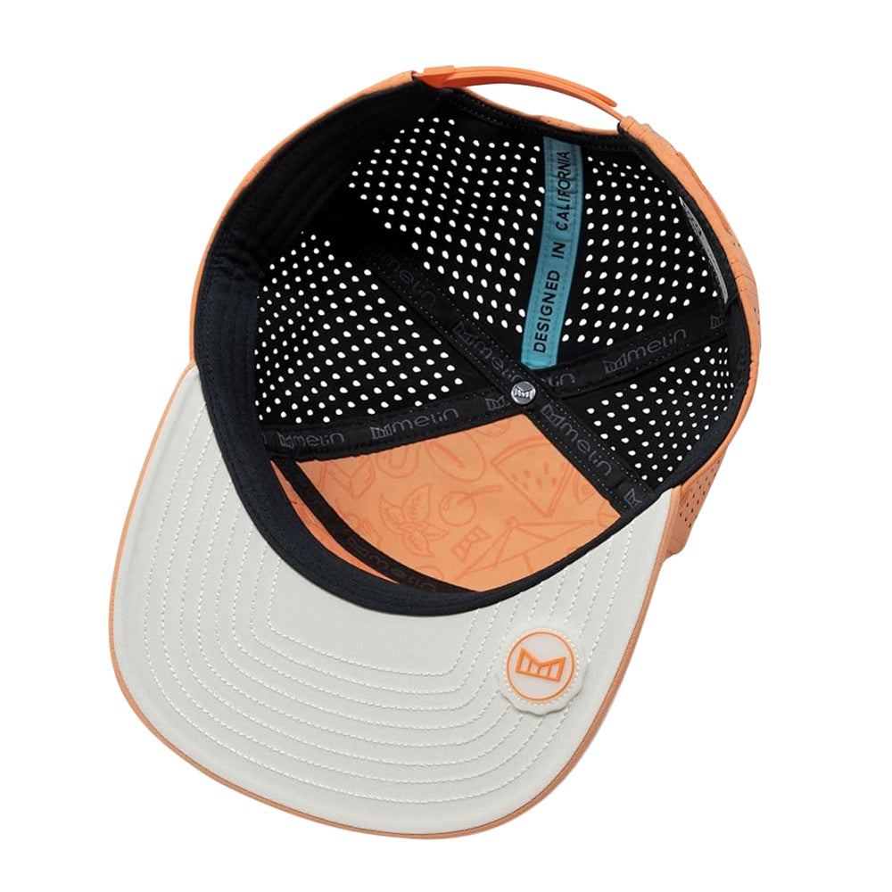 Melin Unisex Hydro Trenches Icon Hats in Orange Color