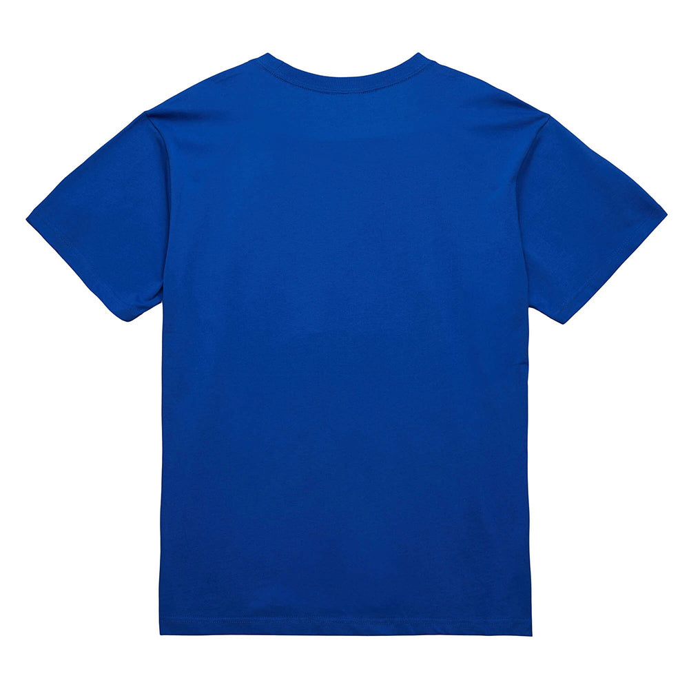 Mitchell And Ness Mens new york knicks Evergreen Hwc short sleeve Fan Apparel in Blue Color