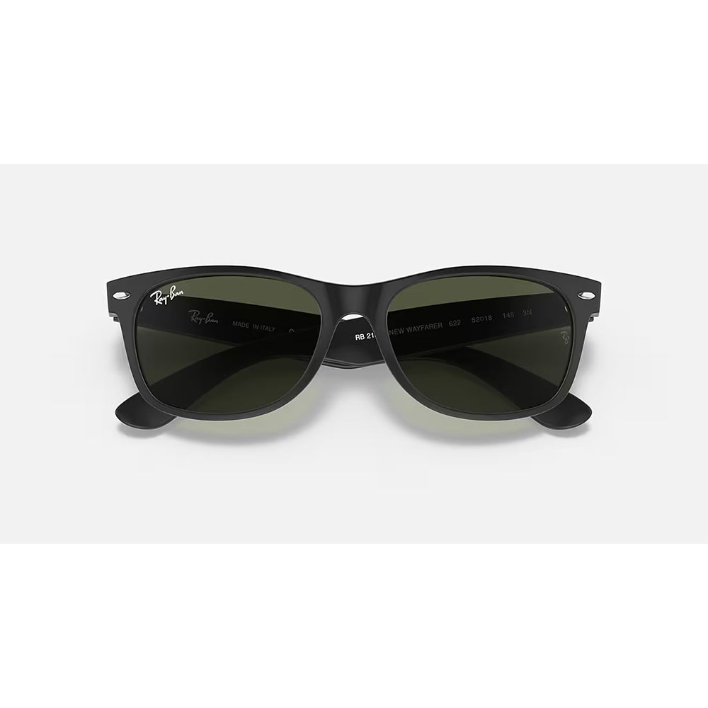 Ray Ban New Wayfarer Rubber Black Accessories in Green Color