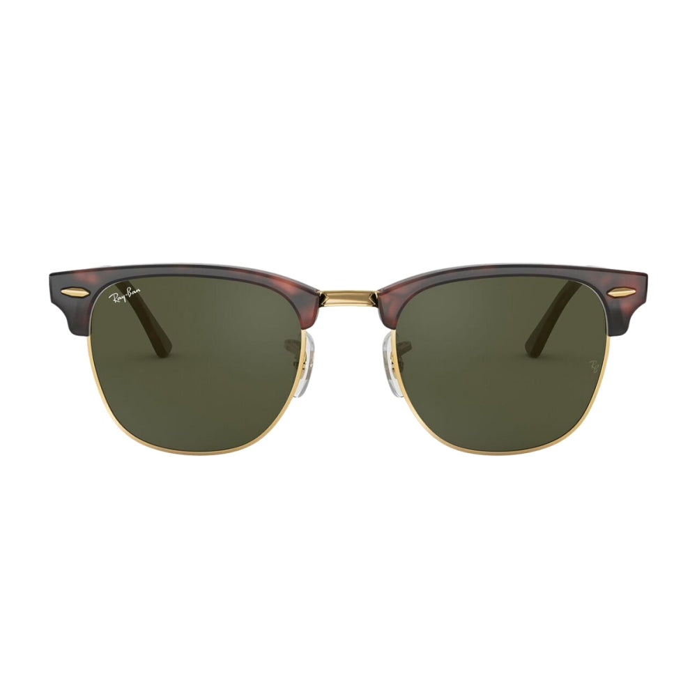 Ray Ban Unisex Clubmaster Mock Tort Arst Accessories in Green Color