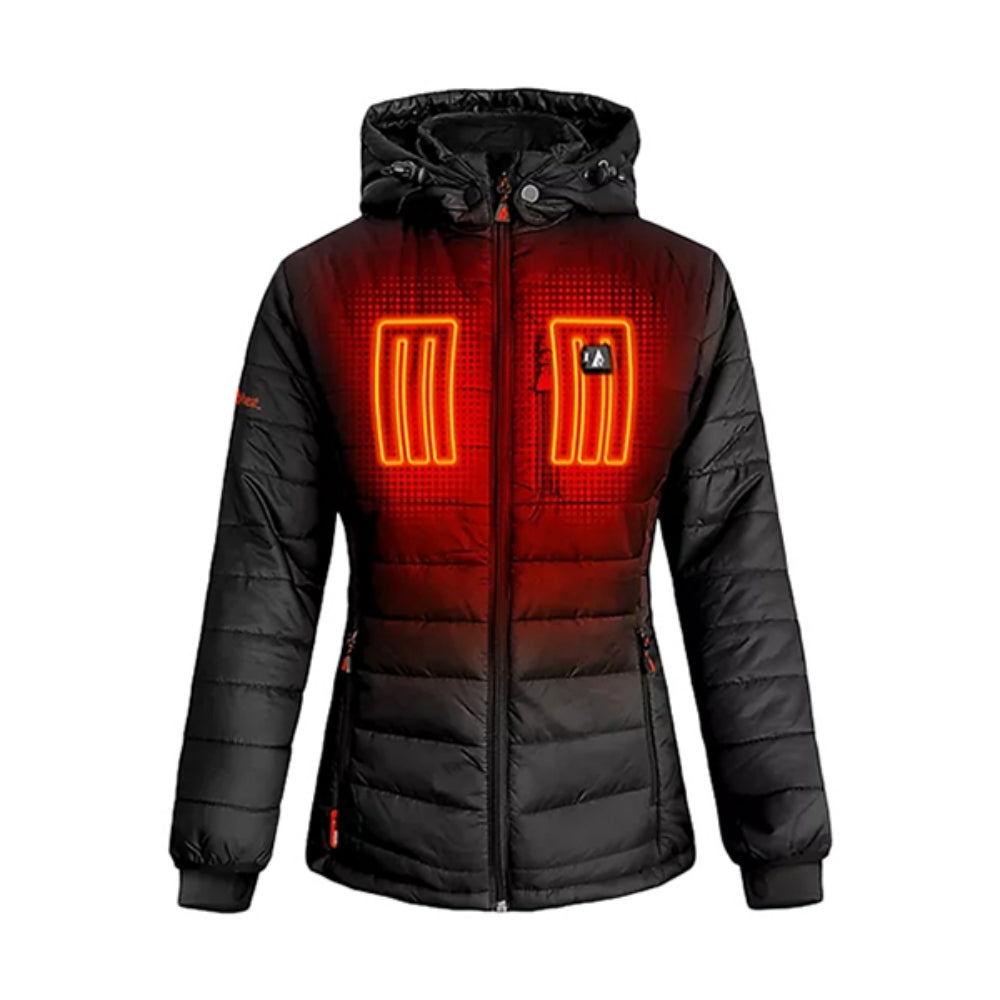 Bench Womens W/Puffer Jacket City Coats in Black Color