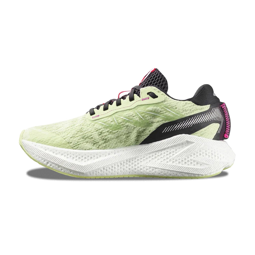 Salomon Womens Aero Glide 4 W Running Shoes in Green Color