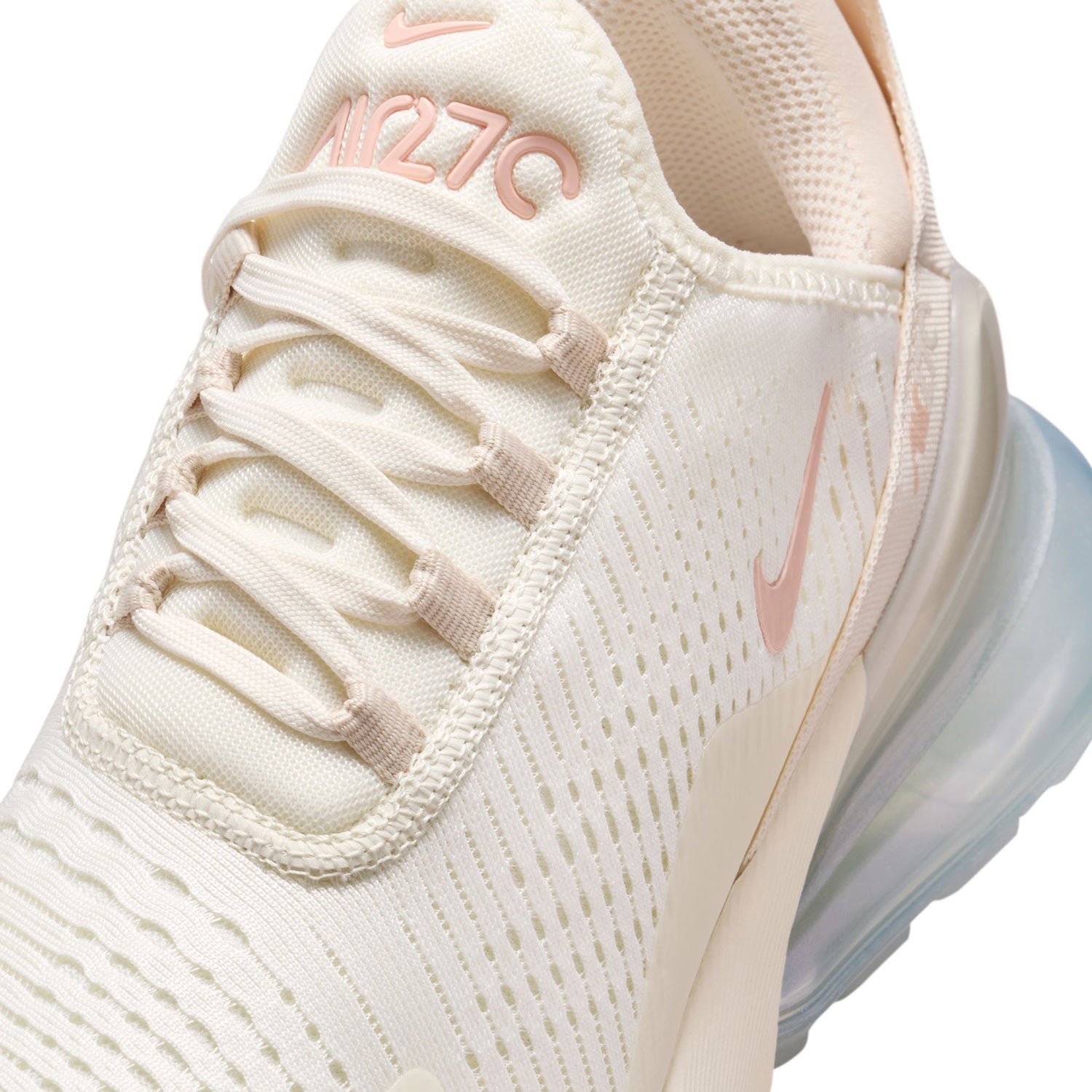Nike Womens Nike Air Max 270 Sneakers in White Color