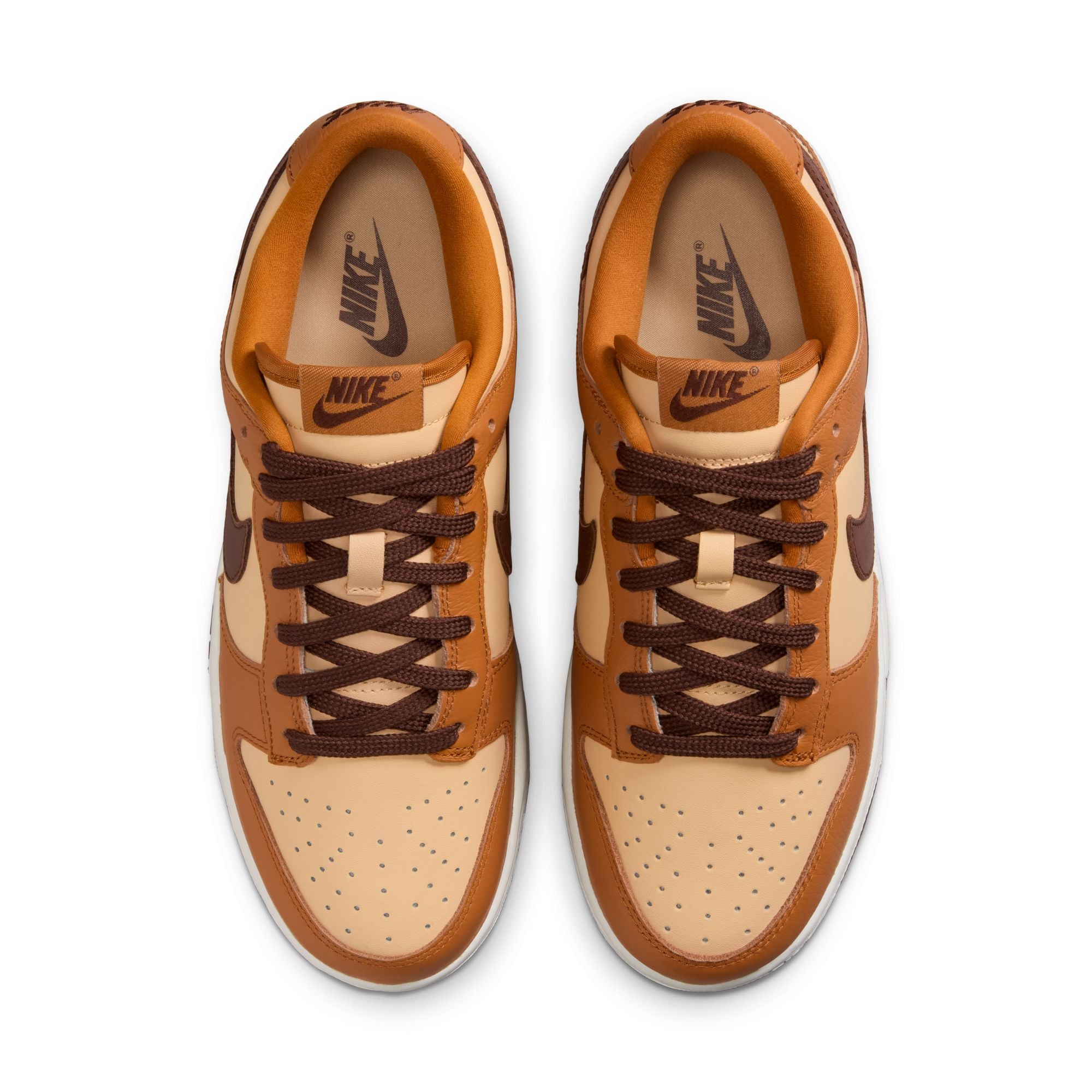 Nike Womens Nike Dunk Low SE Sneakers in Brown Color
