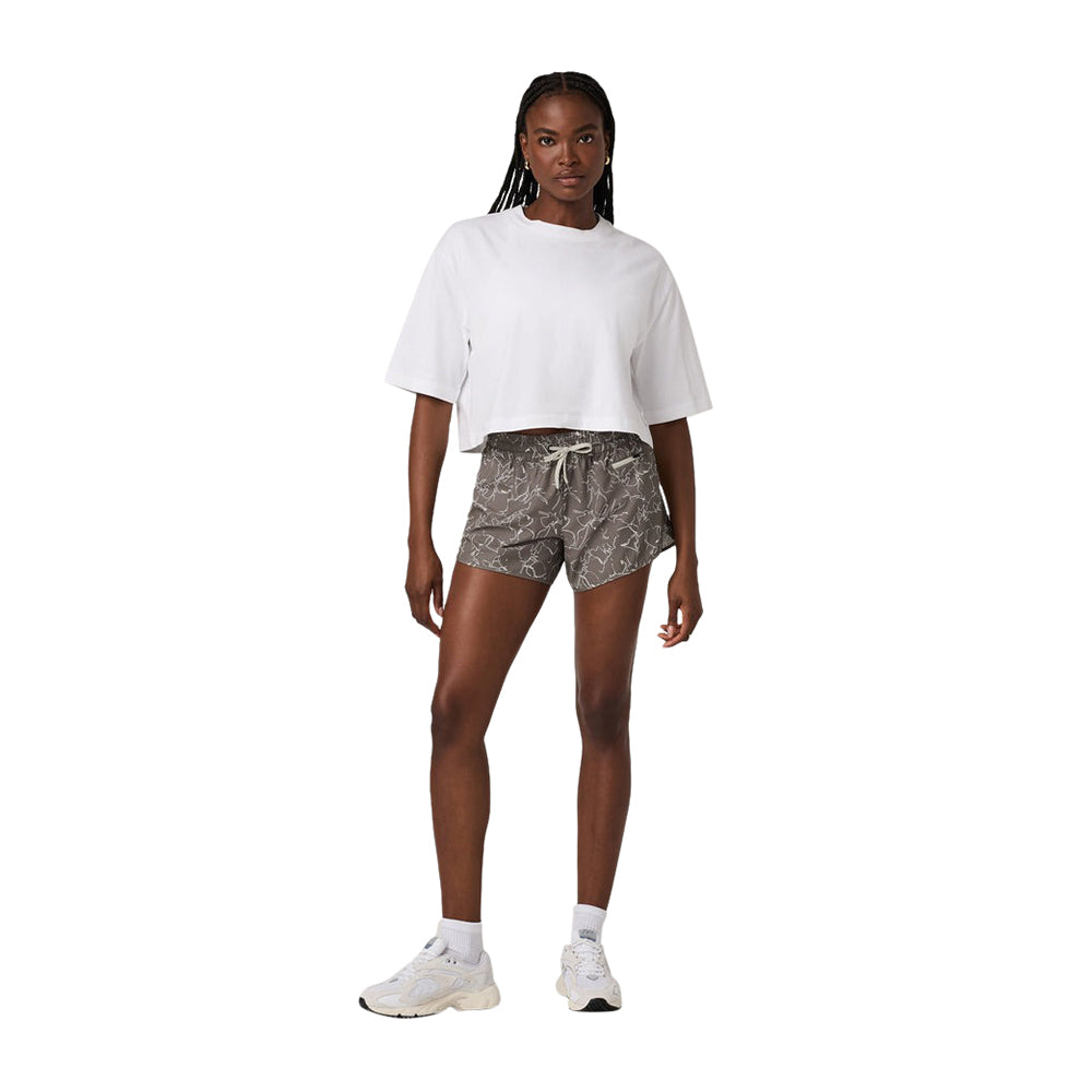 Vuori Womens Clementine 4In Short in Grey Color