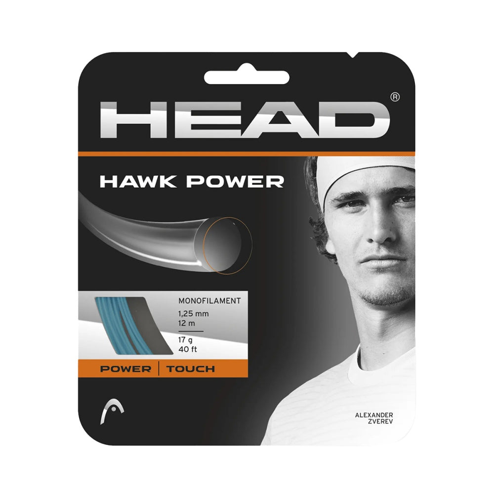 Head Hawk Power Tennis Strings in Blue Color