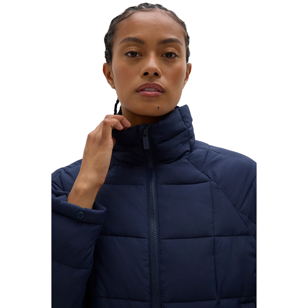 Halfdays Womens Nellie Jacket Midlayer in Blue Color