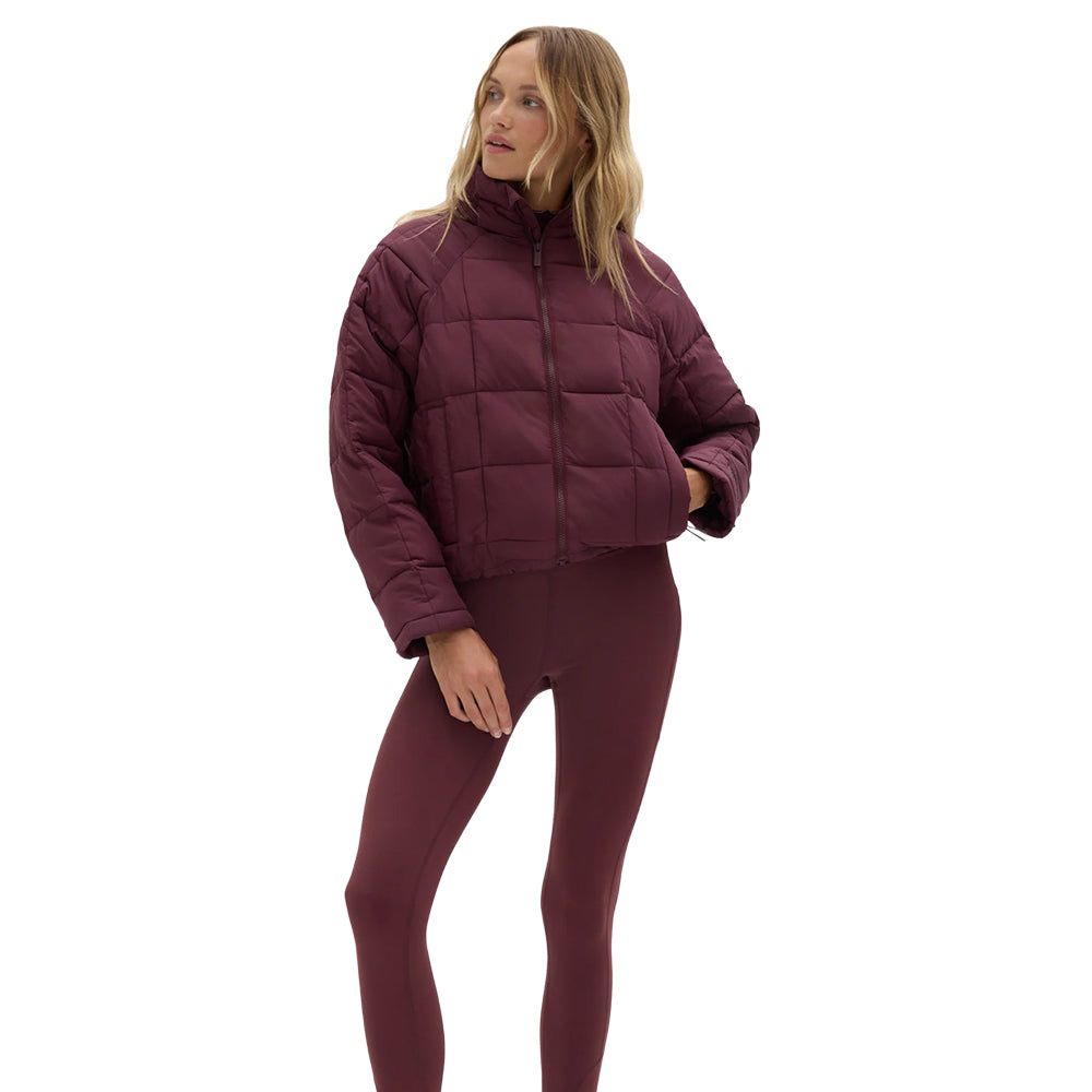 Halfdays Womens Nellie Jacket Midlayer in Red Color