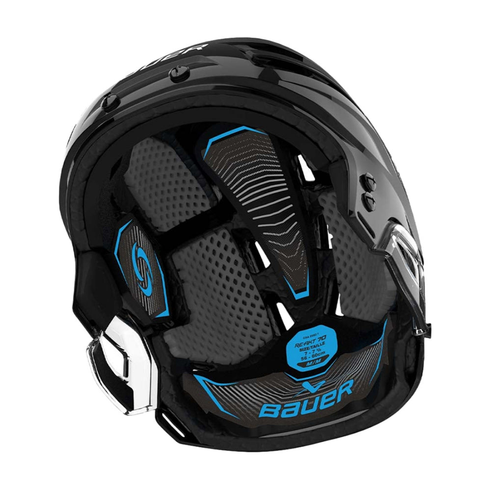 Bauer Hockey Unisex S25 Re-Akt 70 Hlmt Combo Hockey Pads in Black Color