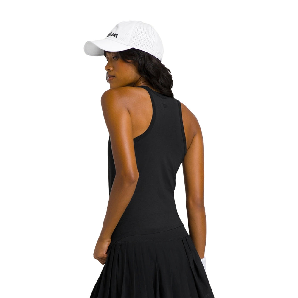 Wilson Womens Fieldhouse Tank Lite Tops in Black Color