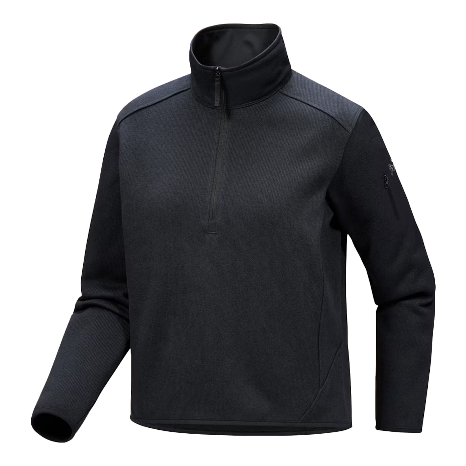 COVERT ZIP NECK W | BLACK