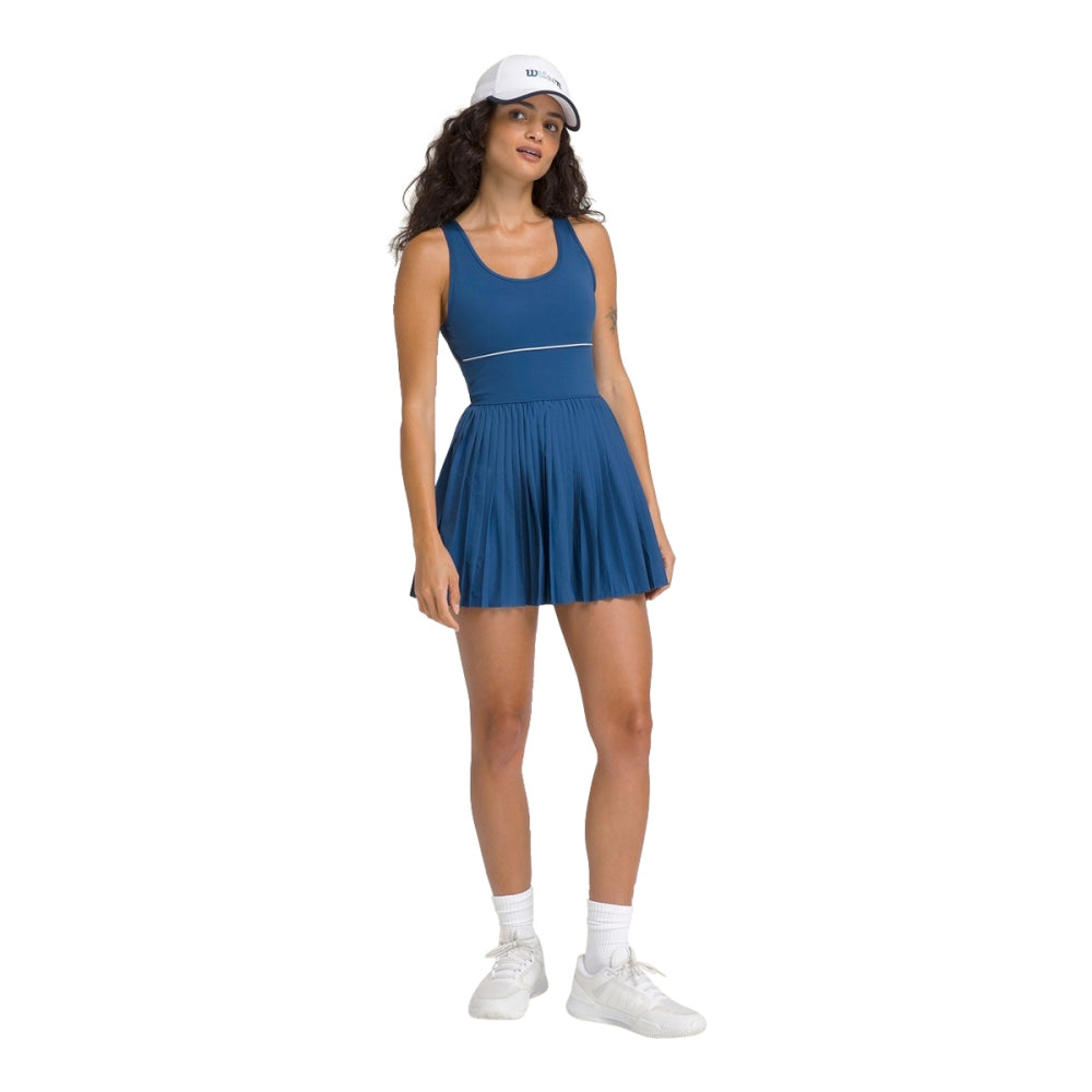 Wilson Womens Sportif Tennis Dress in Blue Color