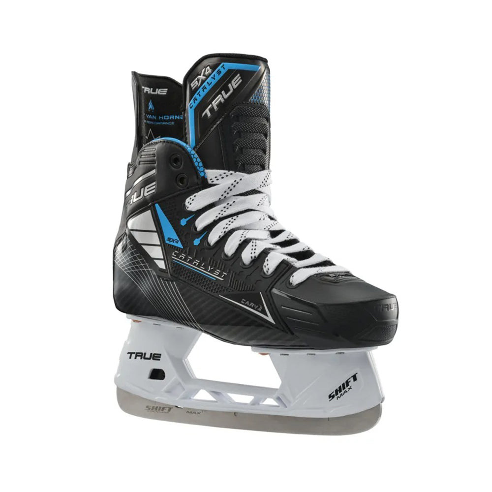 True Temper Sports Unisex Cat 5X4 Sr Skate Ice Skates in Black Color