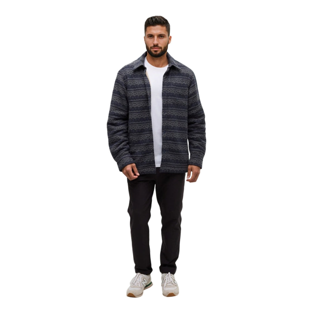 Tentree Mens Selway Jacket Midlayer in Multi Color
