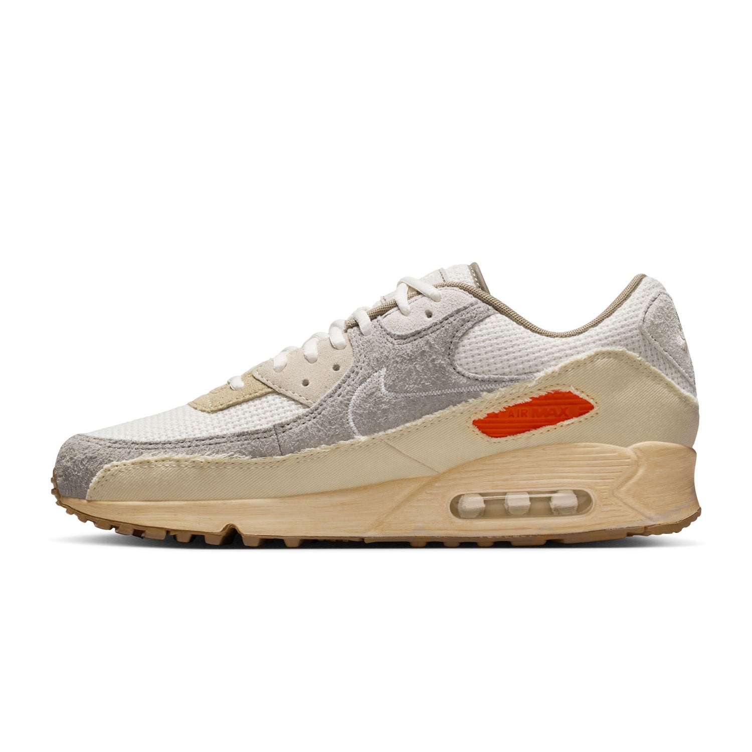 Nike Mens Air Max 90 Prm Sneakers in White Color