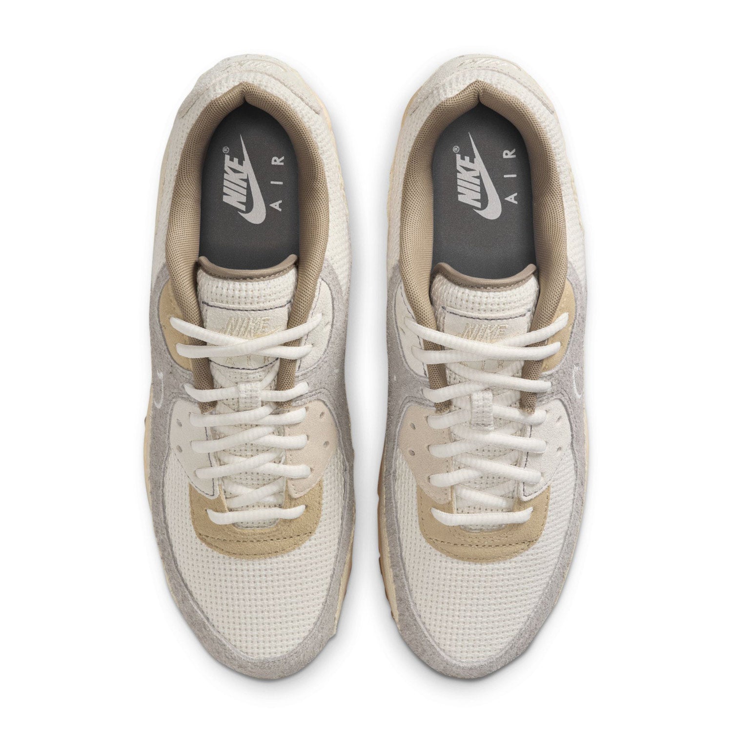 Nike Mens Air Max 90 Prm Sneakers in White Color