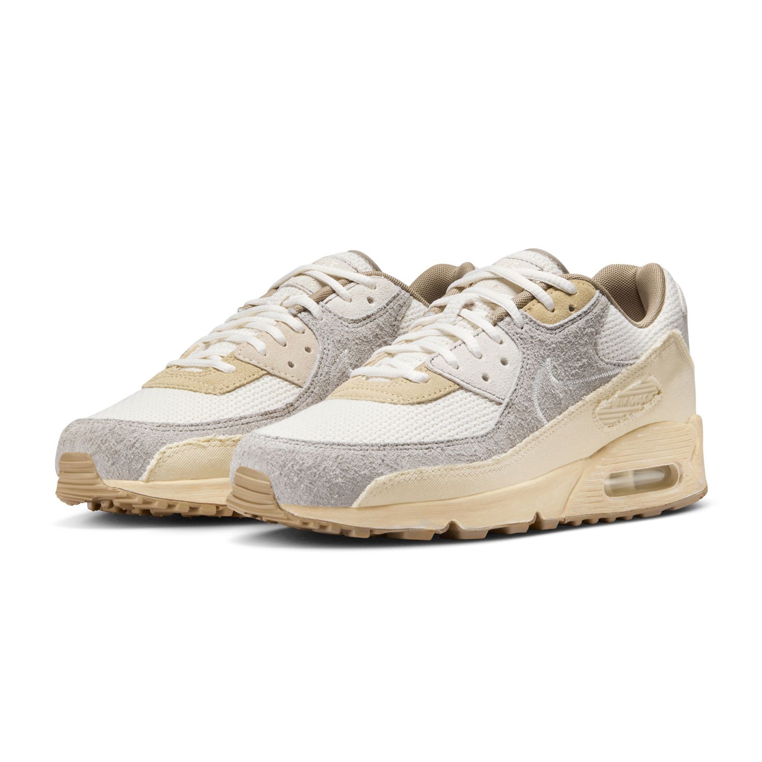 Nike Mens Air Max 90 Prm Sneakers in White Color