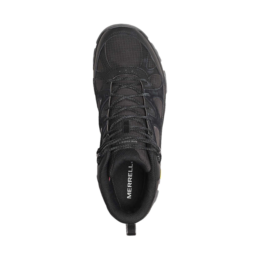 Merrell Mens Thermo Snow Grip Mid Wp Boots in Black Color