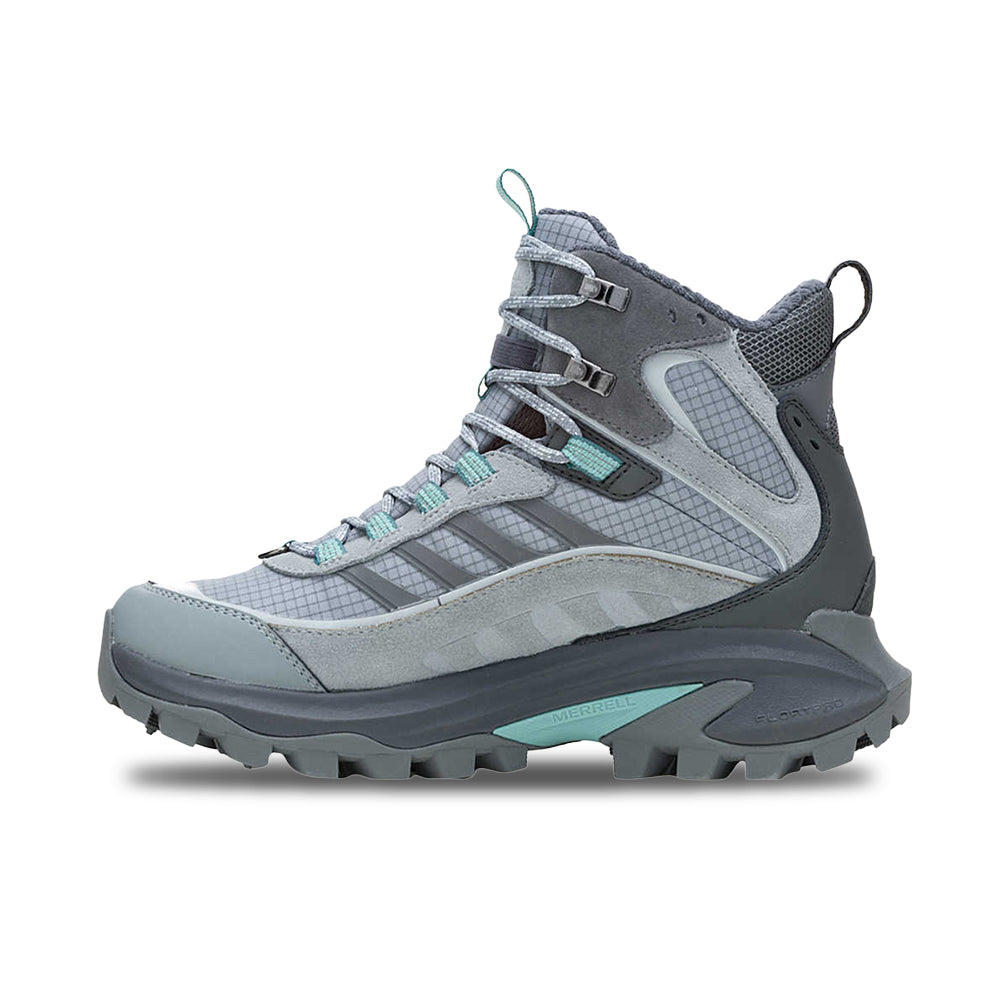 Merrell Womens Moab Speed 2 Thermo Mid Boots in Grey Color