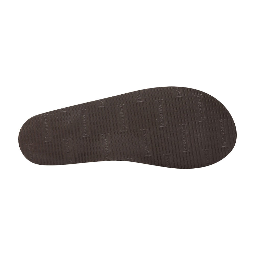 Rainbow Womens Flirty Braidy Flip-Flops in Brown Color