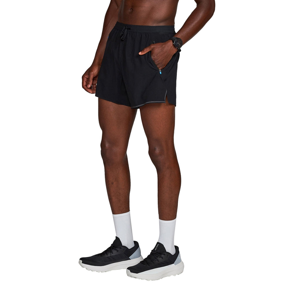 Janji Mens 5In Afo Middle Short U Shorts in Black Color