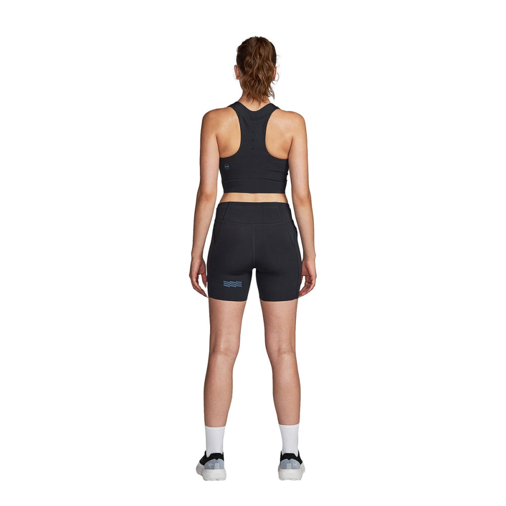 Janji Womens 5In Pace Short in Black Color