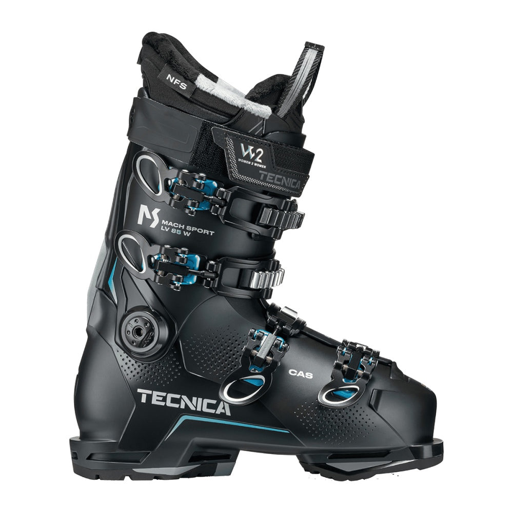 Tecnica Womens Mach Sport Lv 85W 25/26 Ski Boots in Blue Color