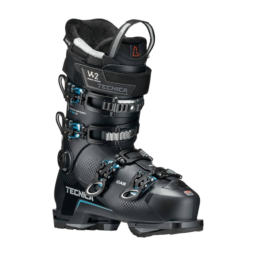 Tecnica Womens Mach Sport Lv 85W 25/26 Ski Boots in Blue Color