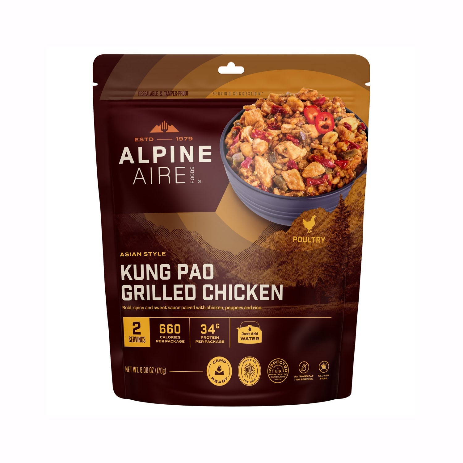 Katadyn Kung Pao Grilled Chicken Food in No Color