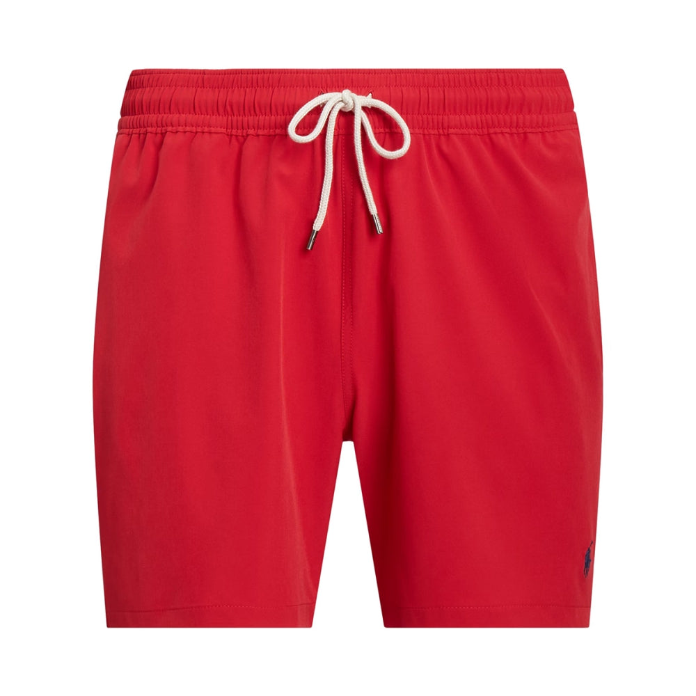 Polo Ralph Lauren Mens Traveler Swim Trunk Swimsuits in Red Color