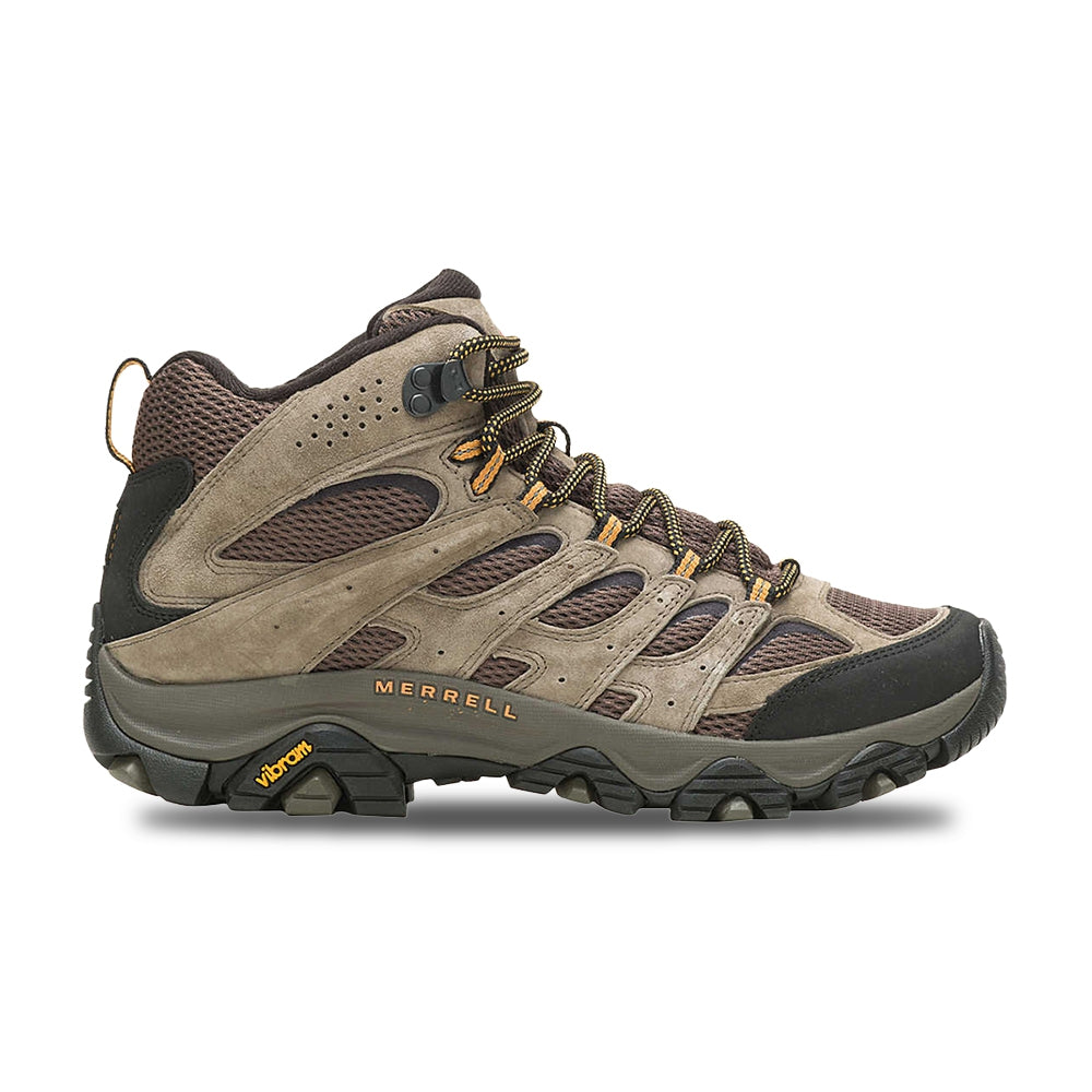 Merrell Mens Moab 3 Mid Boots in Brown Color