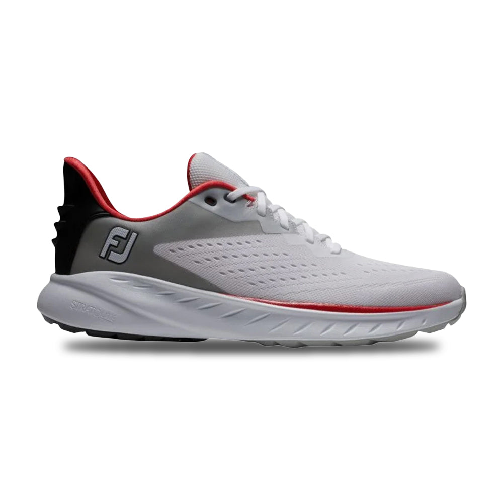 Footjoy Mens Flex Xp Golf Cleats in White Color