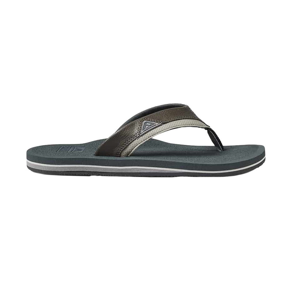 Reef Mens Cushion Dawn Flip-Flops in Grey Color
