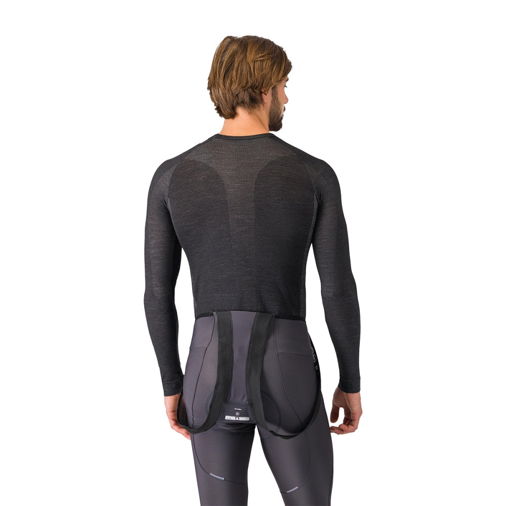 Castelli Mens Merino Seamless Baselaye in Black Color