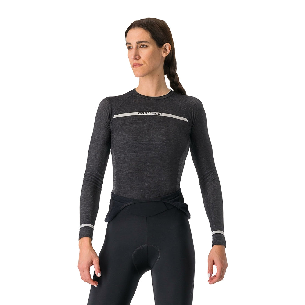 Castelli Womens Merino Seamless W Basela in Black Color
